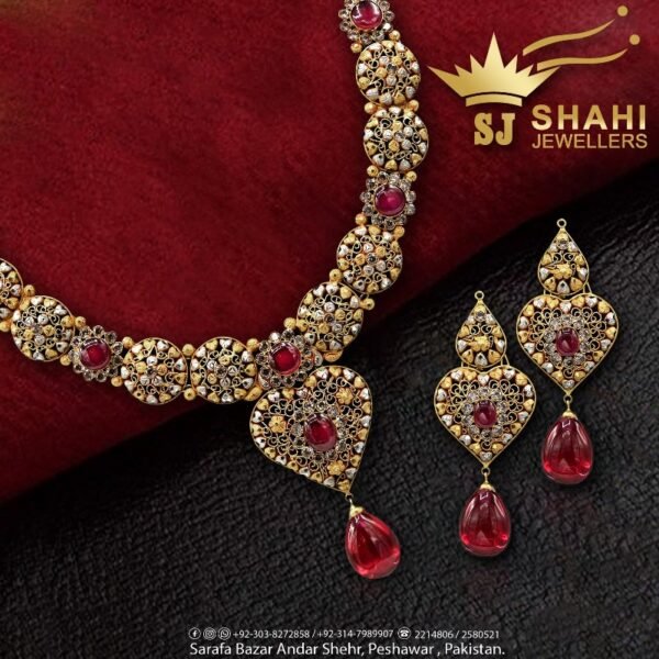 Best ruby hot sale necklace designs