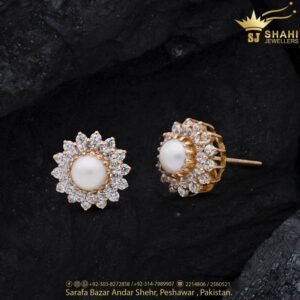 Elegant Gold Tops and Earrings for Women